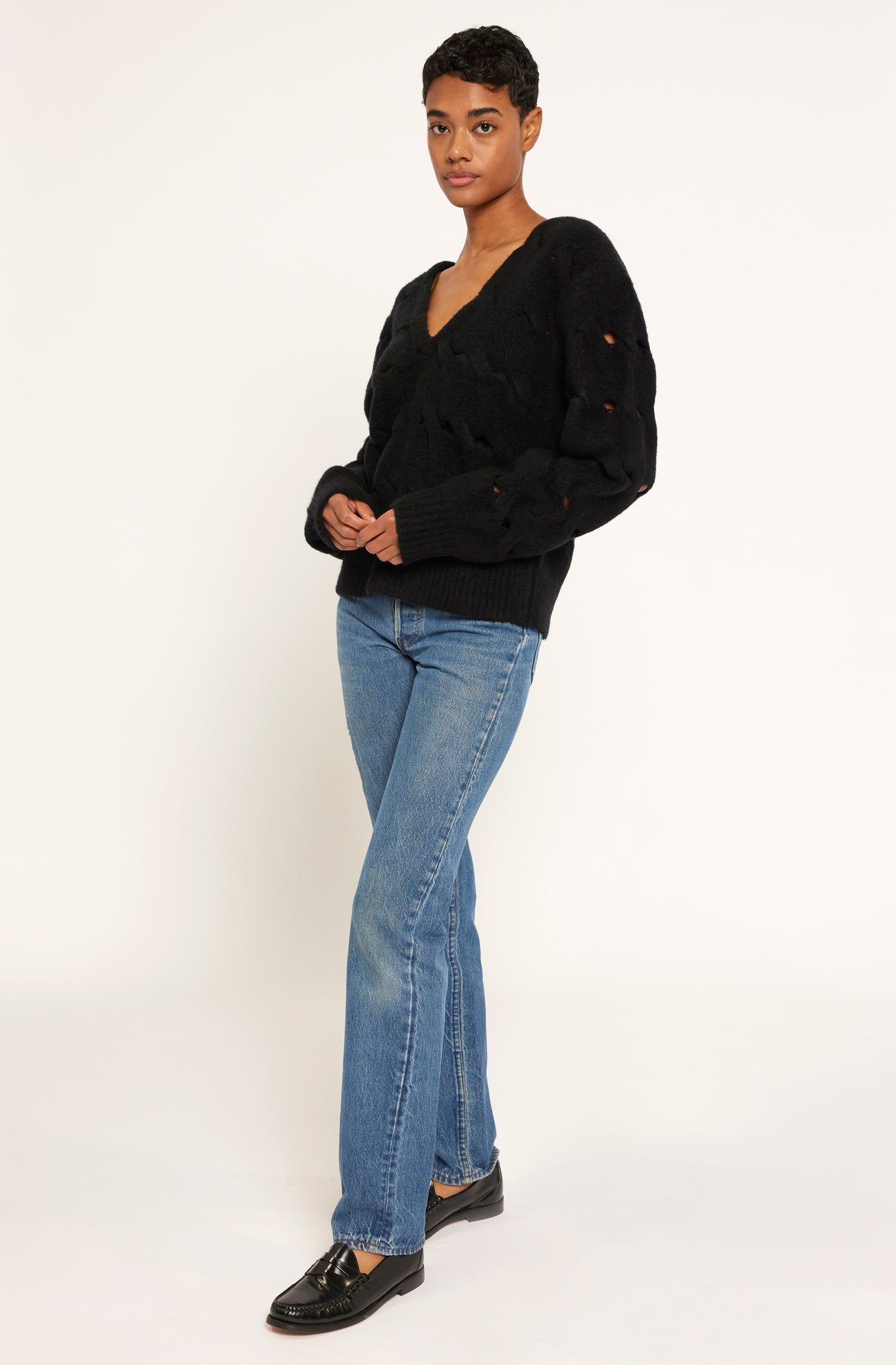 Aaliyah V-Neck Sweater sold by Joie product image thumbnail 3