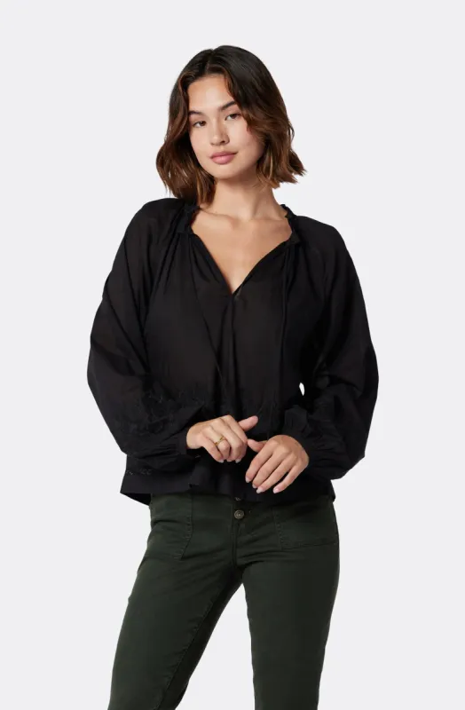 Ogdine Long Sleeve Cotton Top sold by Joie
