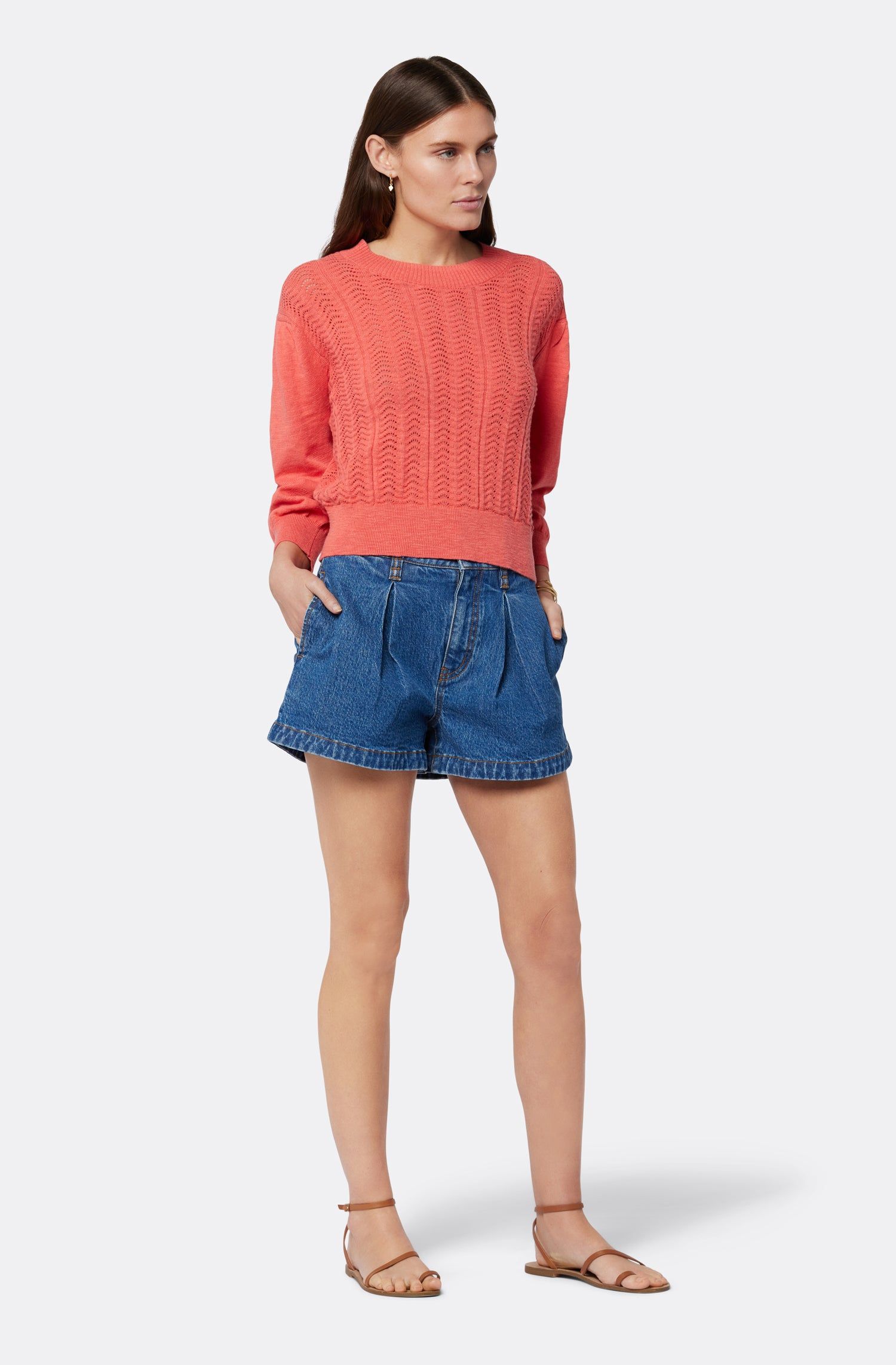 Charlotte Crew Neck Cotton Sweater sold by Joie product image thumbnail 4