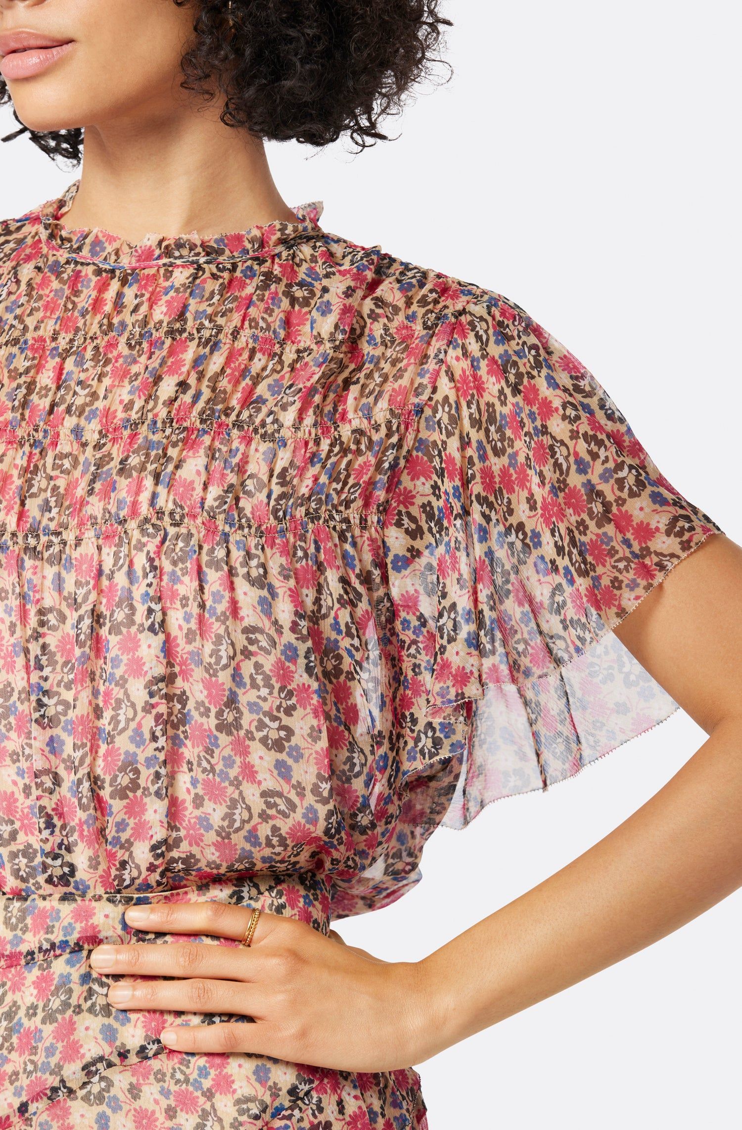 Madison Short Sleeve Silk Top sold by Joie product image thumbnail 3