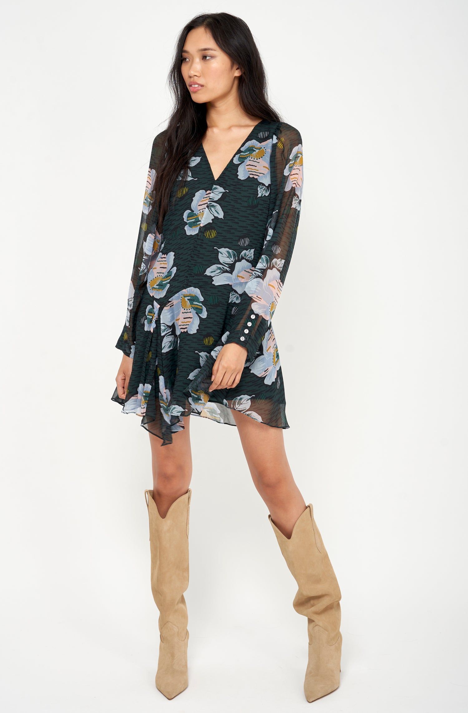 Odilia Mini Silk Dress sold by Joie