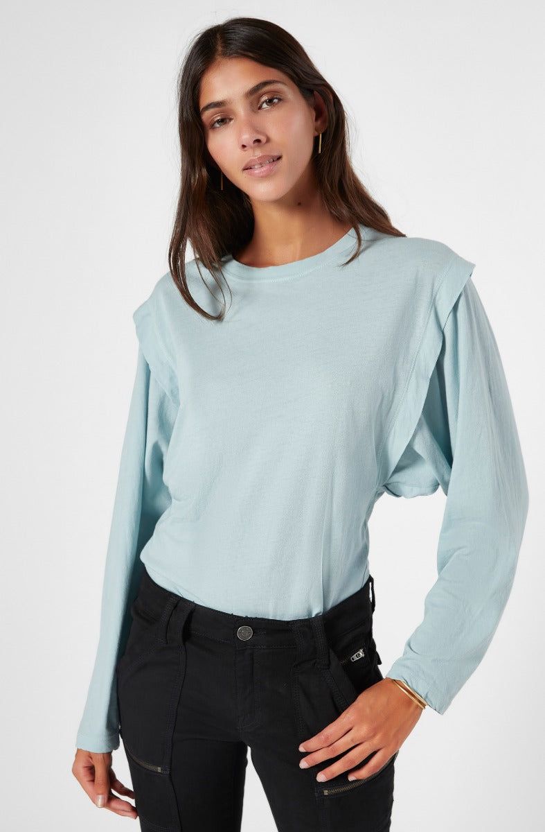 Lancer Cotton Long Sleeve Top sold by Joie