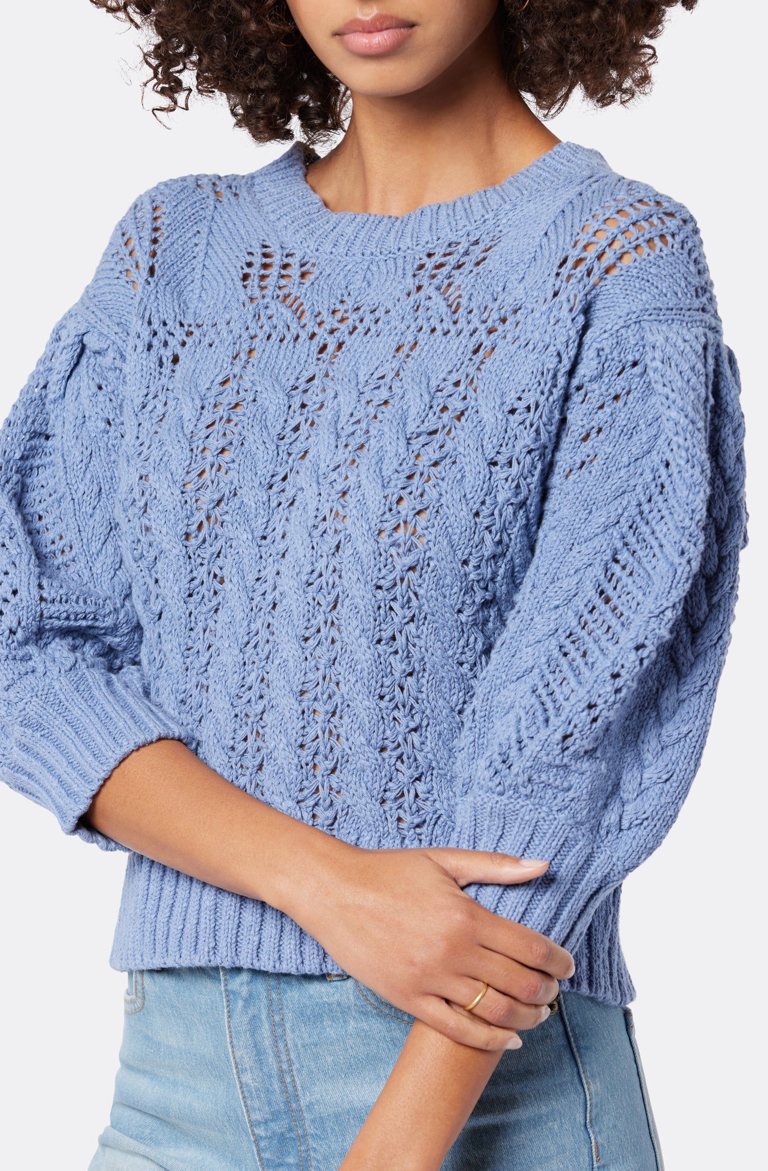 Ella Crew Neck Cotton Sweater sold by Joie product image thumbnail 3