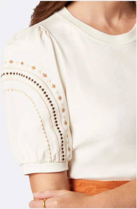 Kika Short Sleeve Cotton Top sold by Joie