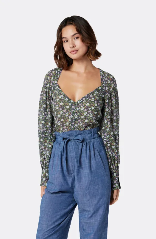 Talma Long Sleeve Cotton Top sold by Joie