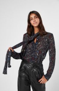 Roselle Long Sleeve Silk Top sold by Joie