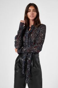 Roselle Long Sleeve Silk Top sold by Joie