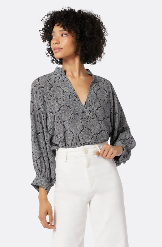 Perci Long Sleeve Silk Top sold by Joie