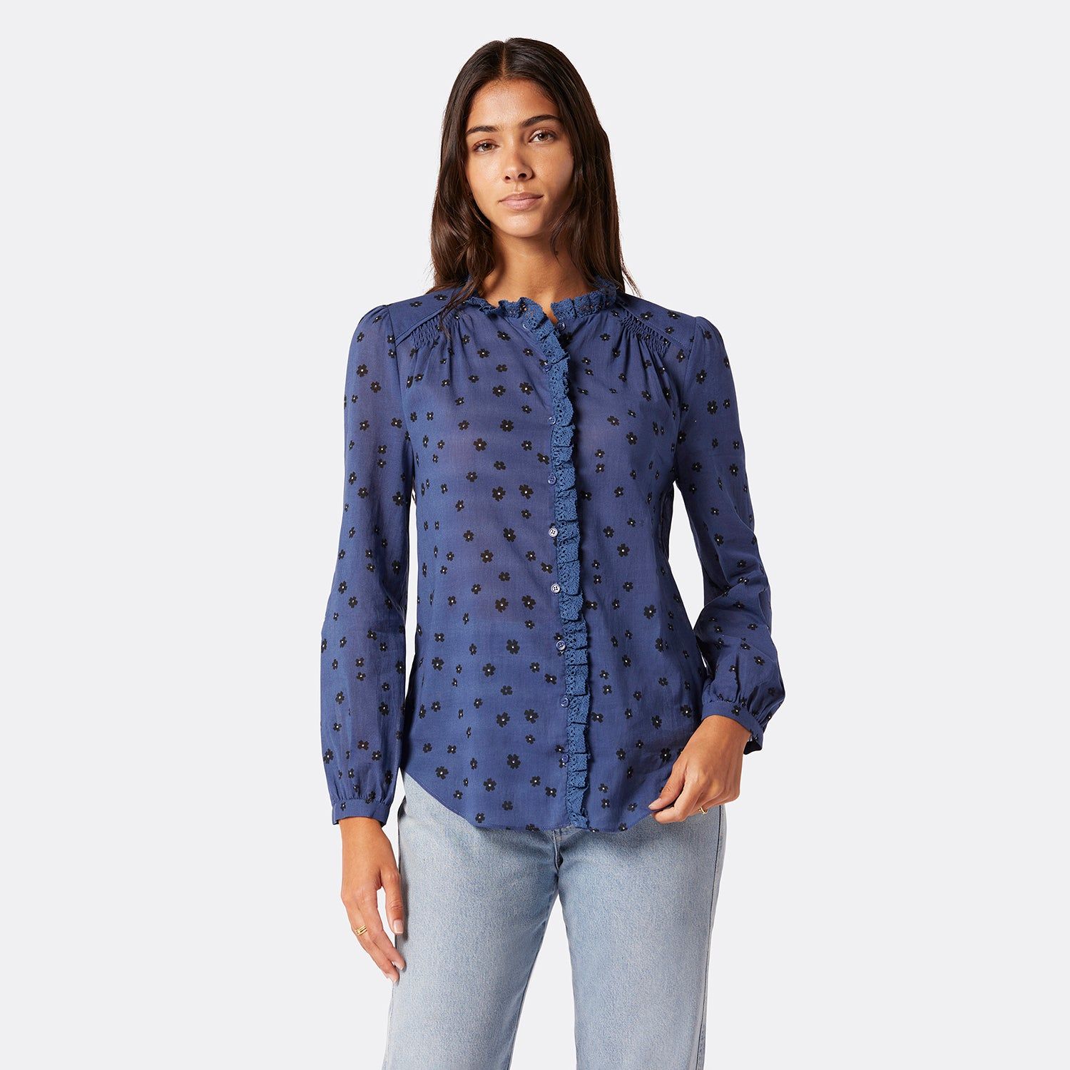 Alain Long Sleeve Cotton Top sold by Joie product image thumbnail 7