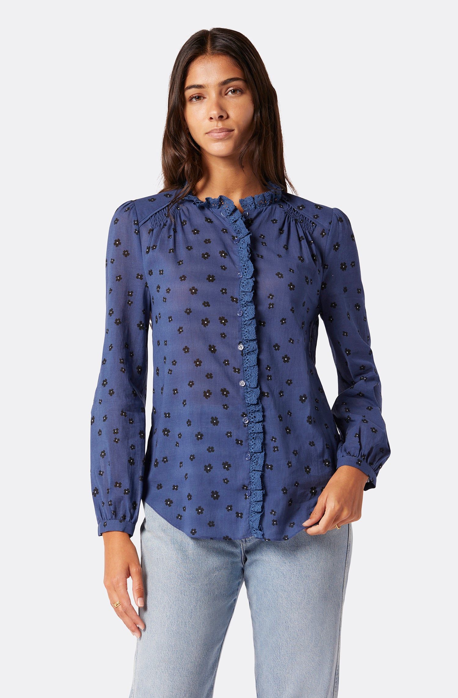 Alain Long Sleeve Cotton Top sold by Joie product image thumbnail 2