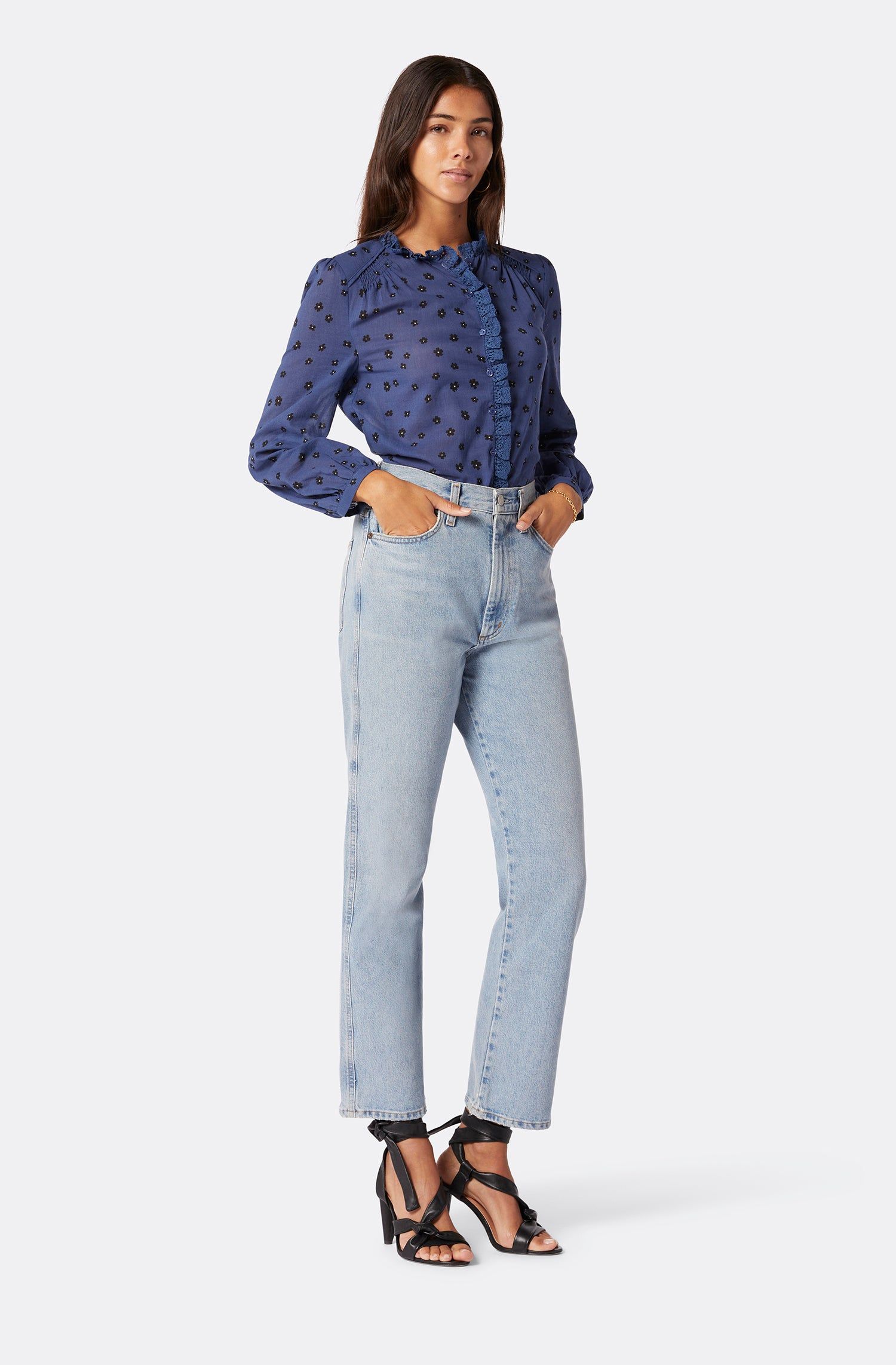 Alain Long Sleeve Cotton Top sold by Joie product image thumbnail 5