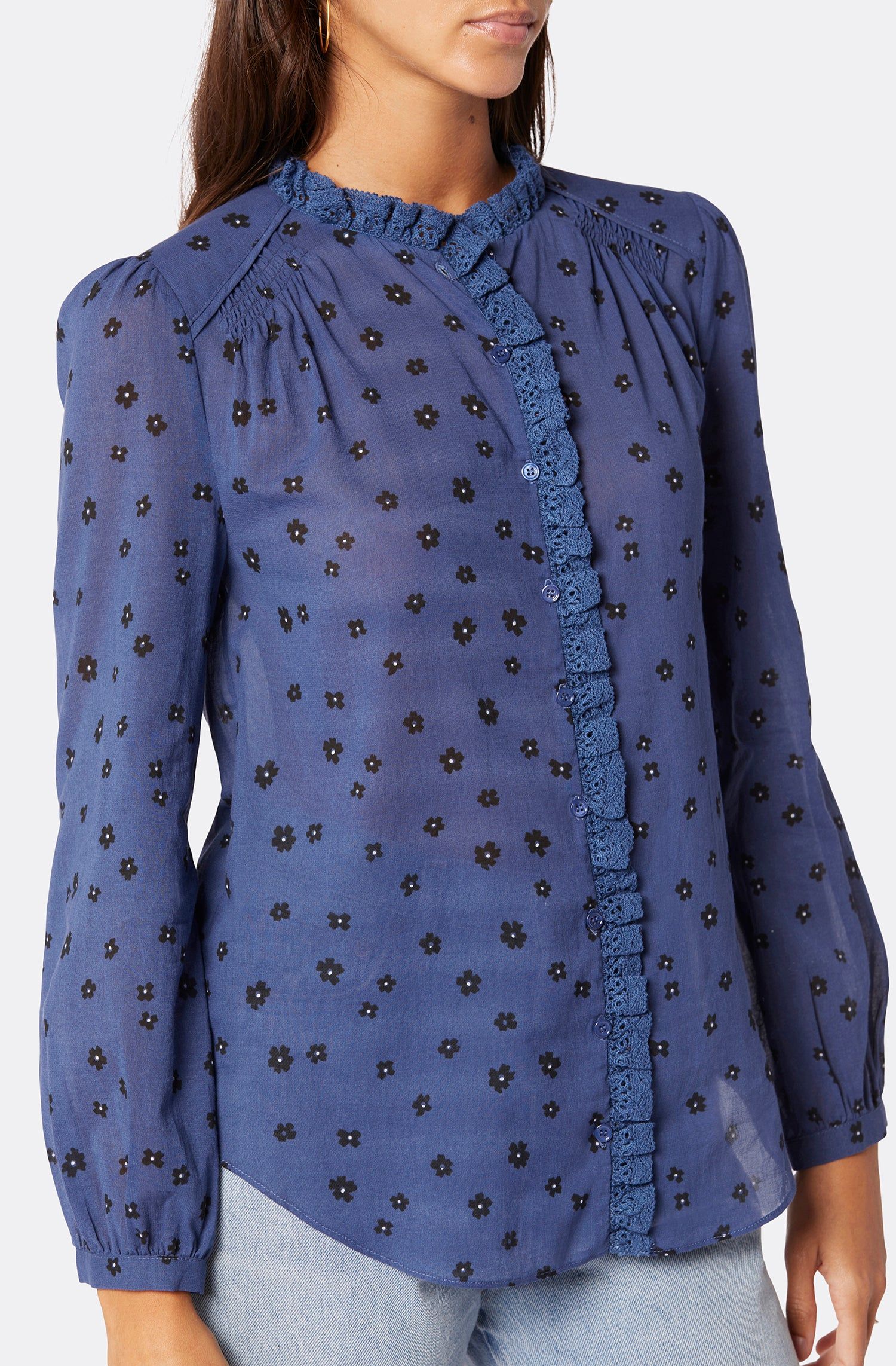 Alain Long Sleeve Cotton Top sold by Joie product image thumbnail 4