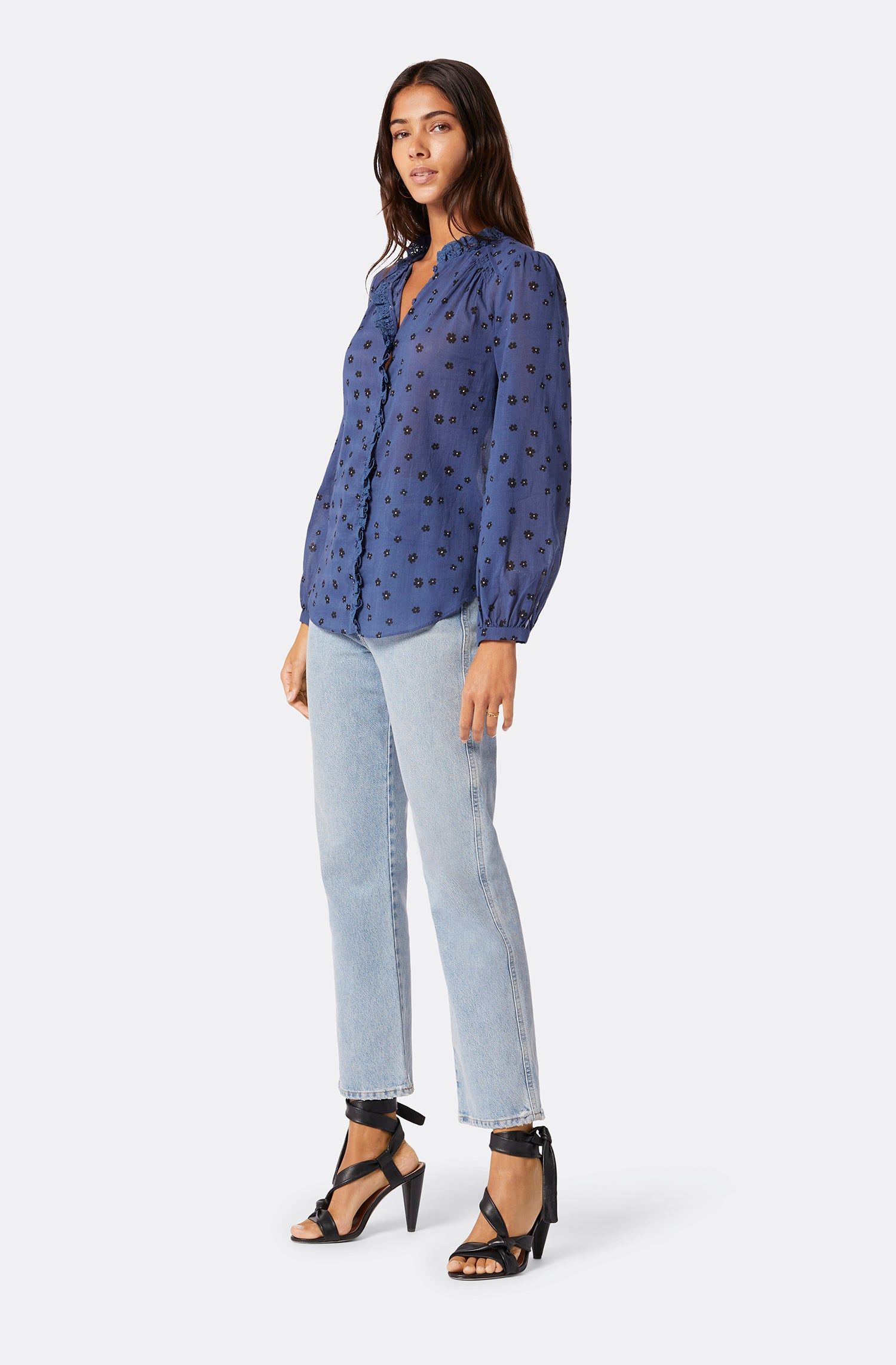 Alain Long Sleeve Cotton Top sold by Joie product image thumbnail 3