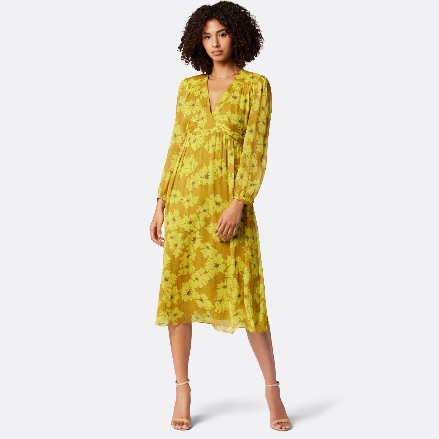 Kaz Midi Silk Dress sold by Joie product image thumbnail 5