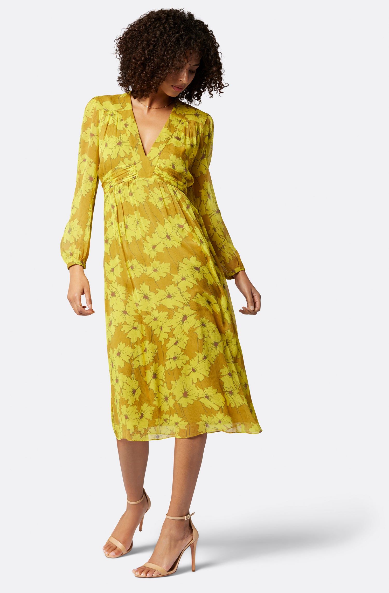 Kaz Midi Silk Dress sold by Joie product image thumbnail 3