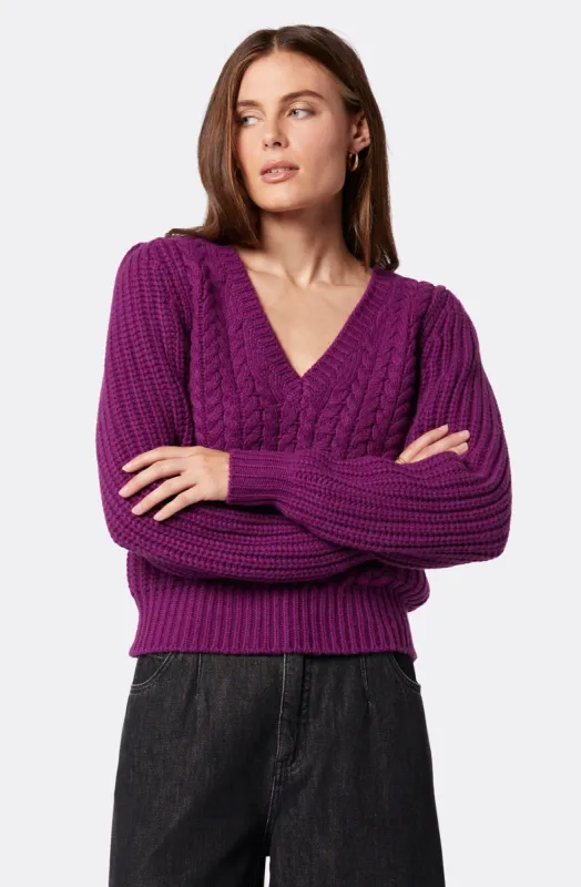 Menara V-Neck Wool Sweater sold by Joie