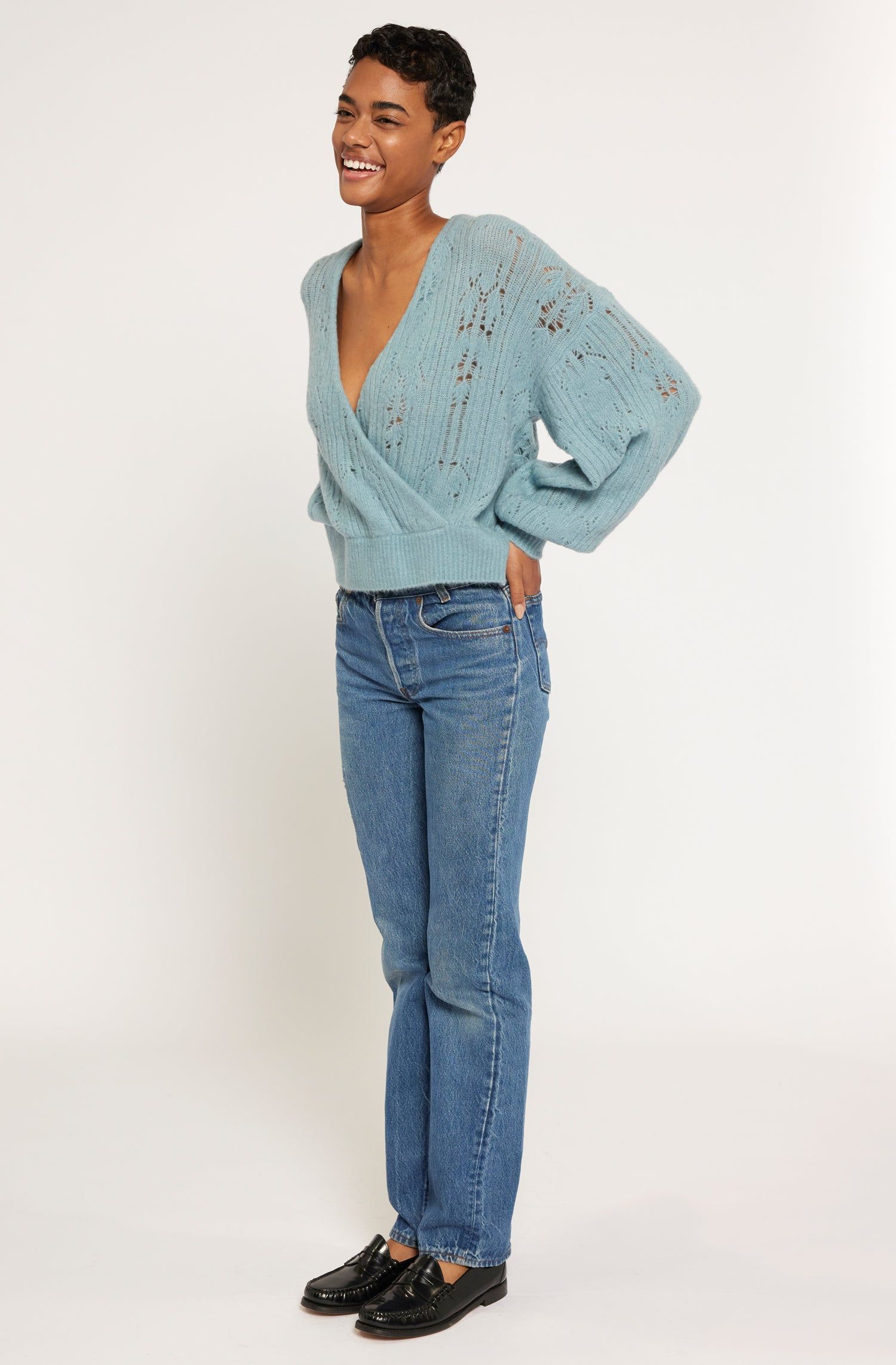 Devika V-Neck Sweater sold by Joie product image thumbnail 3