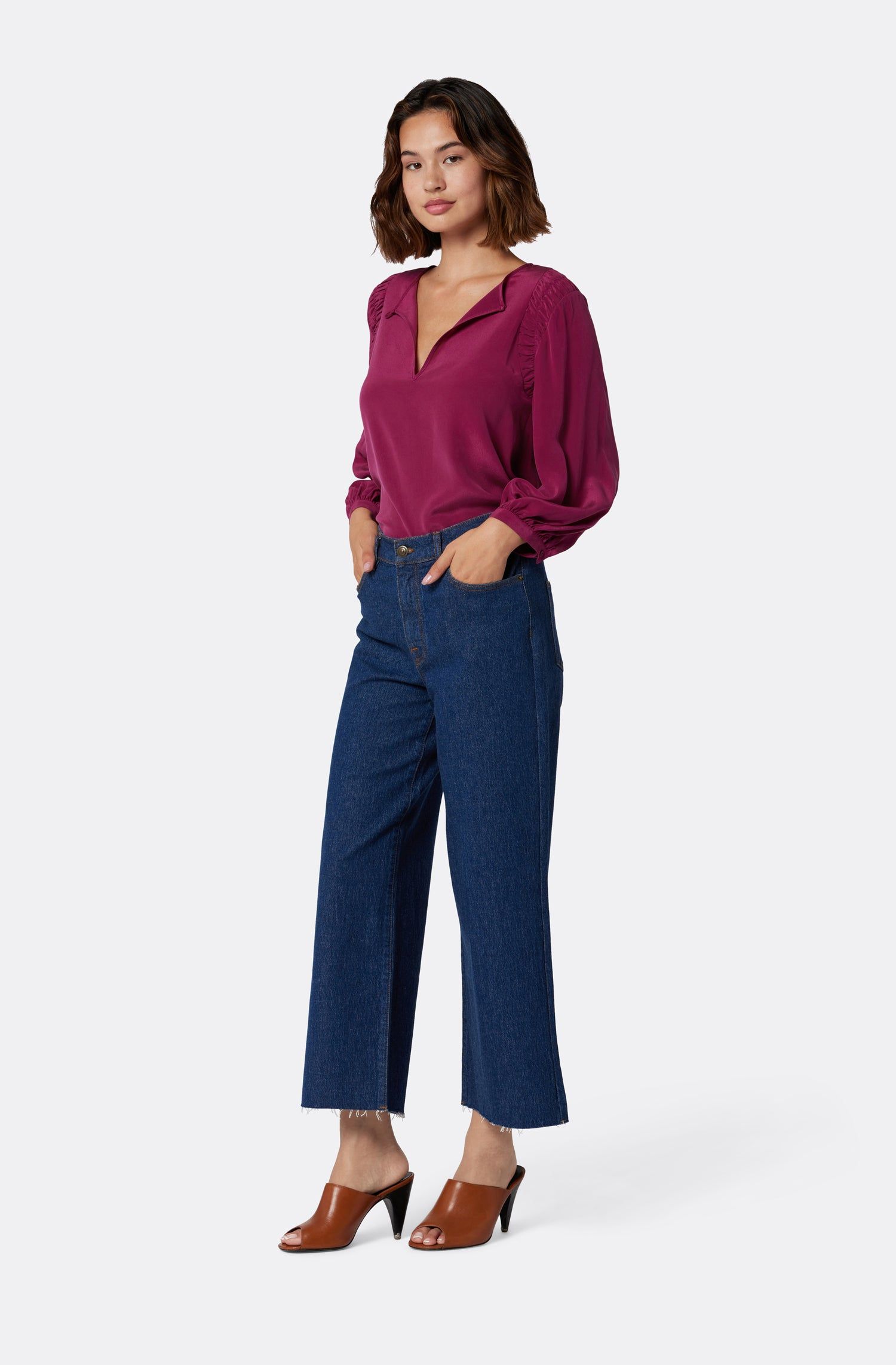 Collette Long Sleeve Silk Top sold by Joie product image thumbnail 2