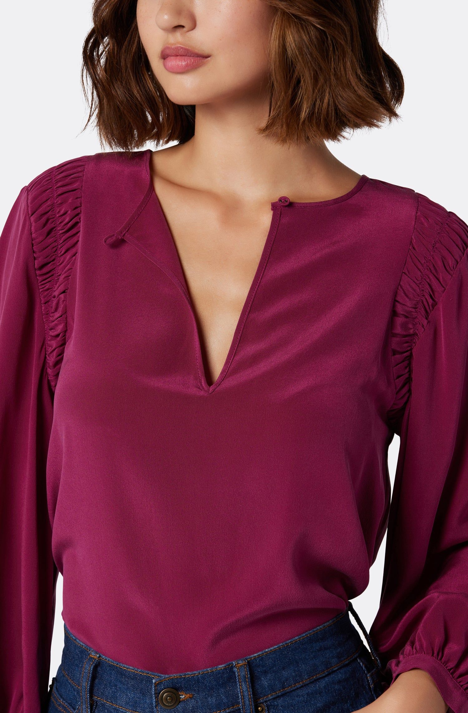 Collette Long Sleeve Silk Top sold by Joie product image thumbnail 3
