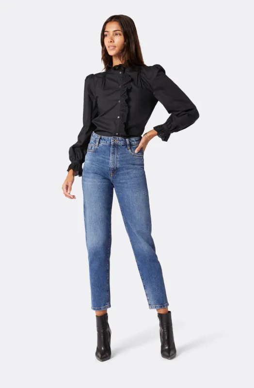 Amiens Long Sleeve Cotton Top sold by Joie