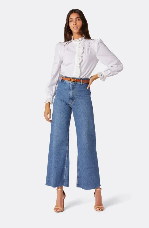 Amiens Long Sleeve Cotton Top sold by Joie