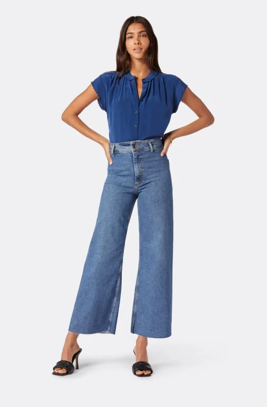 Calais Short Sleeve Silk Top sold by Joie