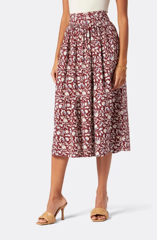 Morot Midi Cotton Skirt sold by Joie