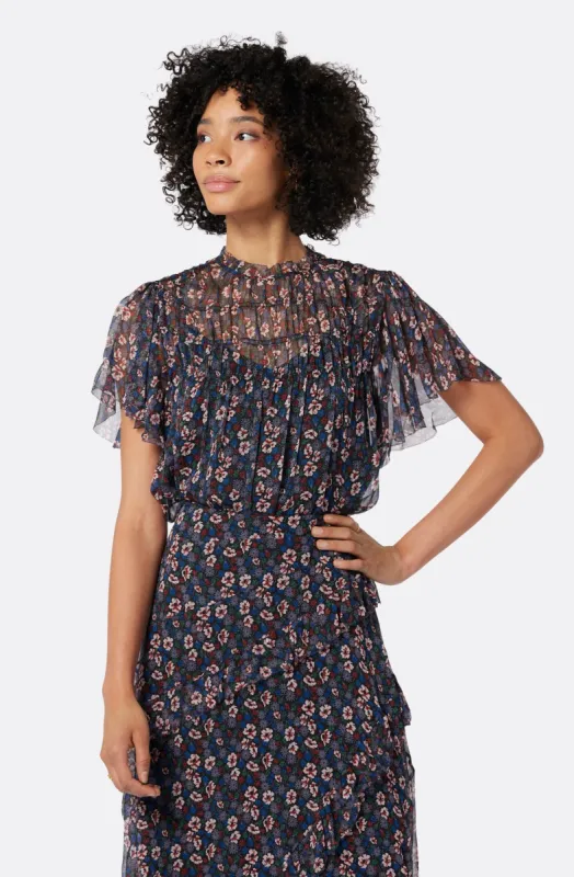 Madison Short Sleeve Silk Top sold by Joie