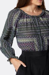 Moneta Long Sleeve Cotton Top sold by Joie