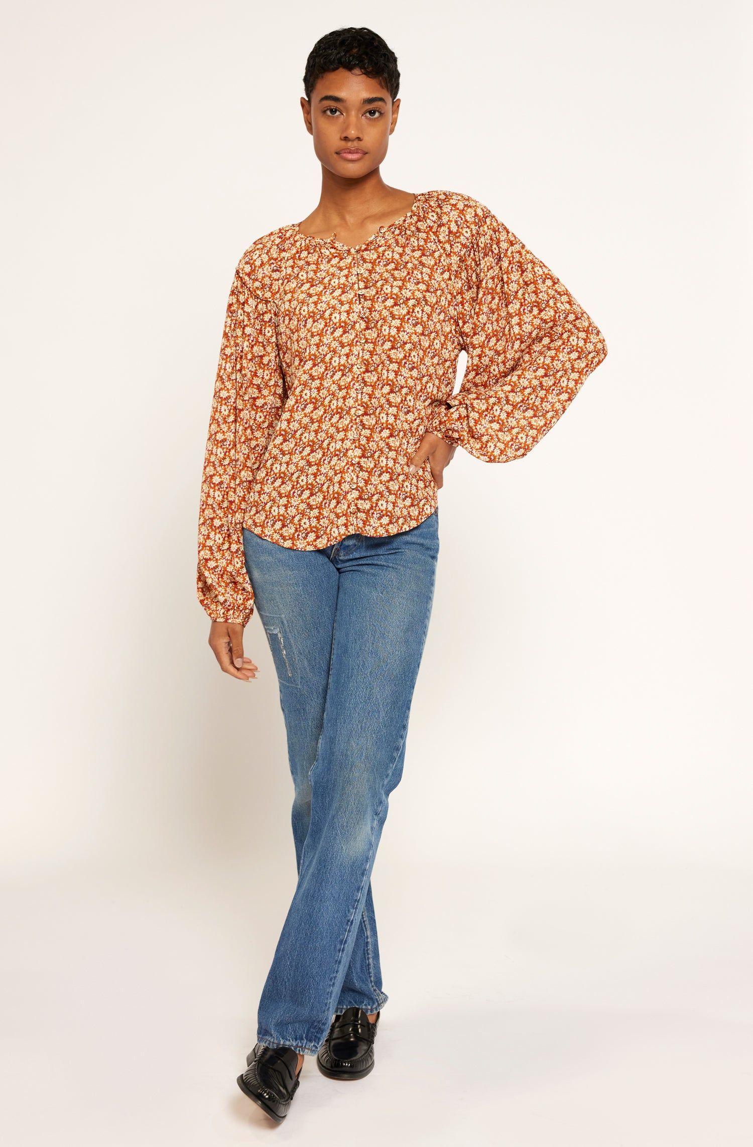Jenny Long Sleeve Shirt sold by Joie product image thumbnail 2