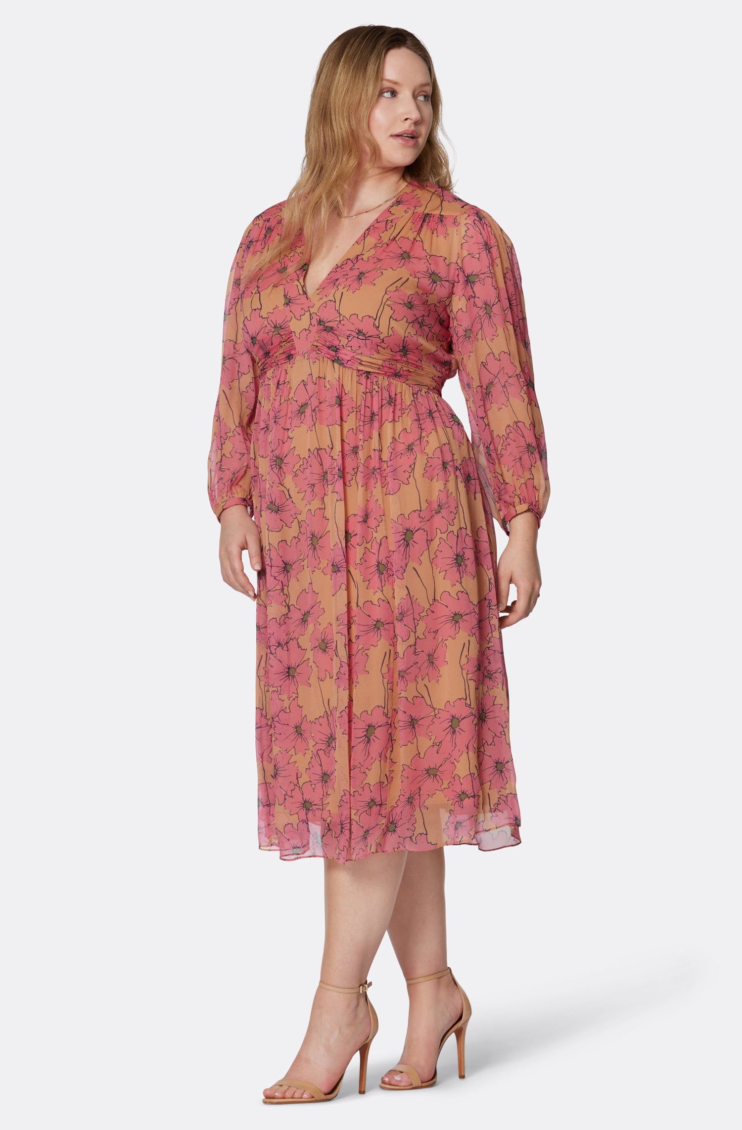 Kaz Midi Silk Dress sold by Joie product image thumbnail 12