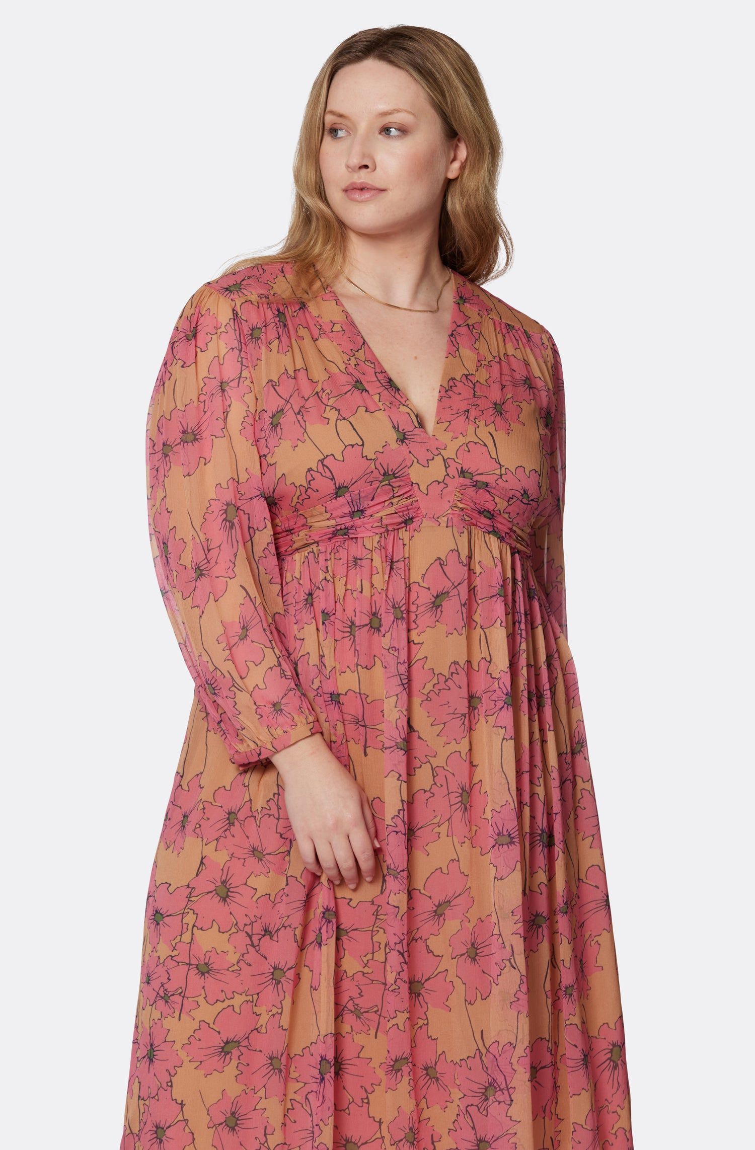 Kaz Midi Silk Dress sold by Joie product image thumbnail 9