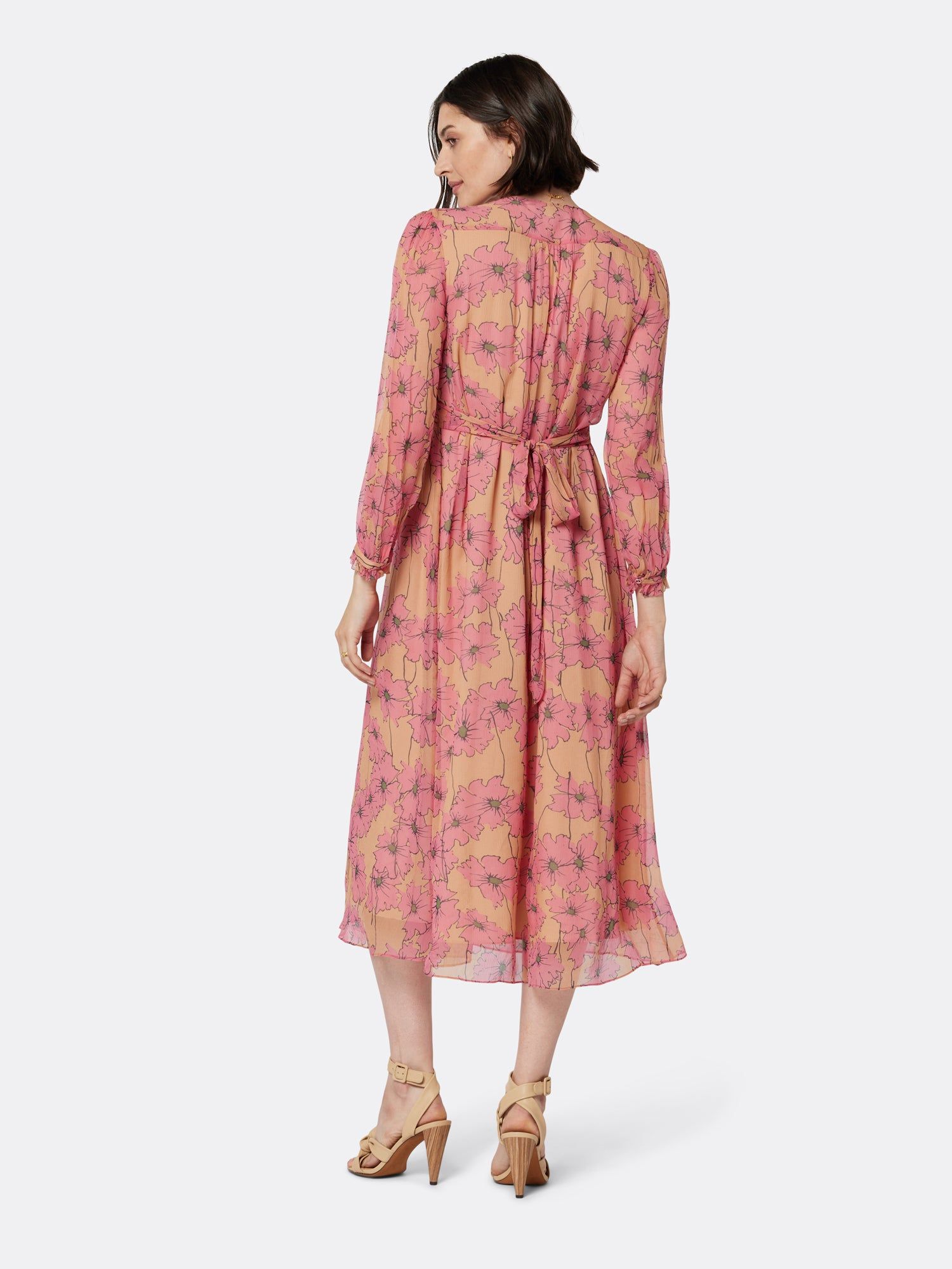 Kaz Midi Silk Dress sold by Joie product image thumbnail 6