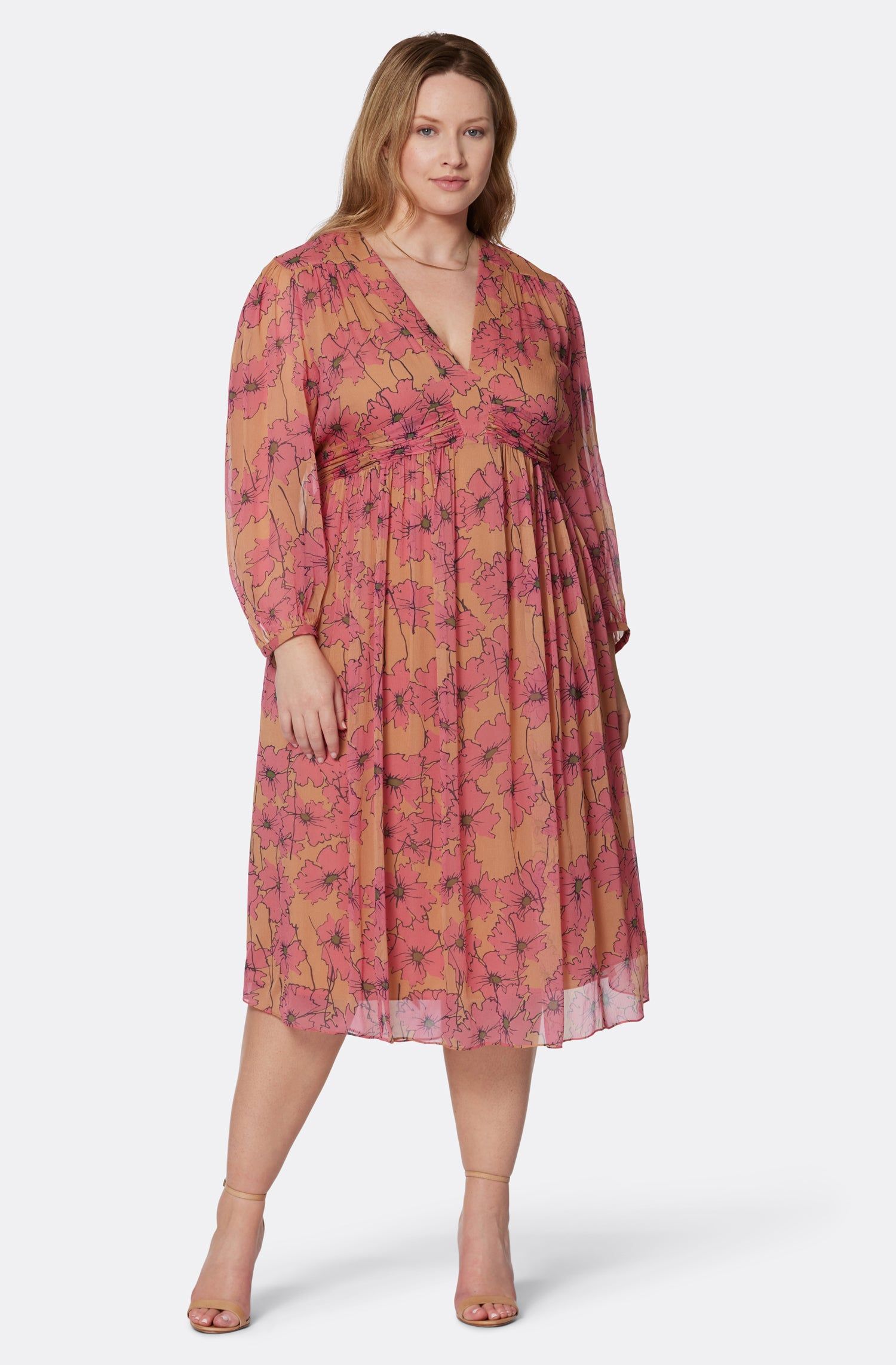Kaz Midi Silk Dress sold by Joie product image thumbnail 8