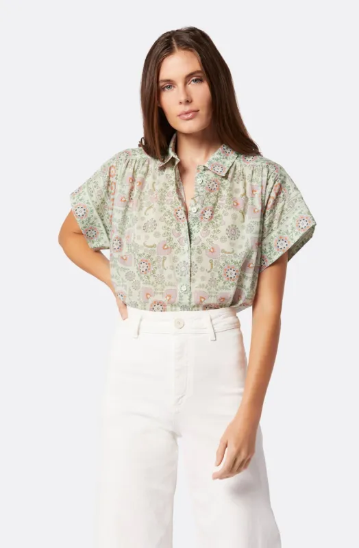 Naro Short Sleeve Cotton Top sold by Joie