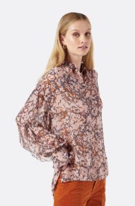 Dulumie Long Sleeve Silk Top sold by Joie