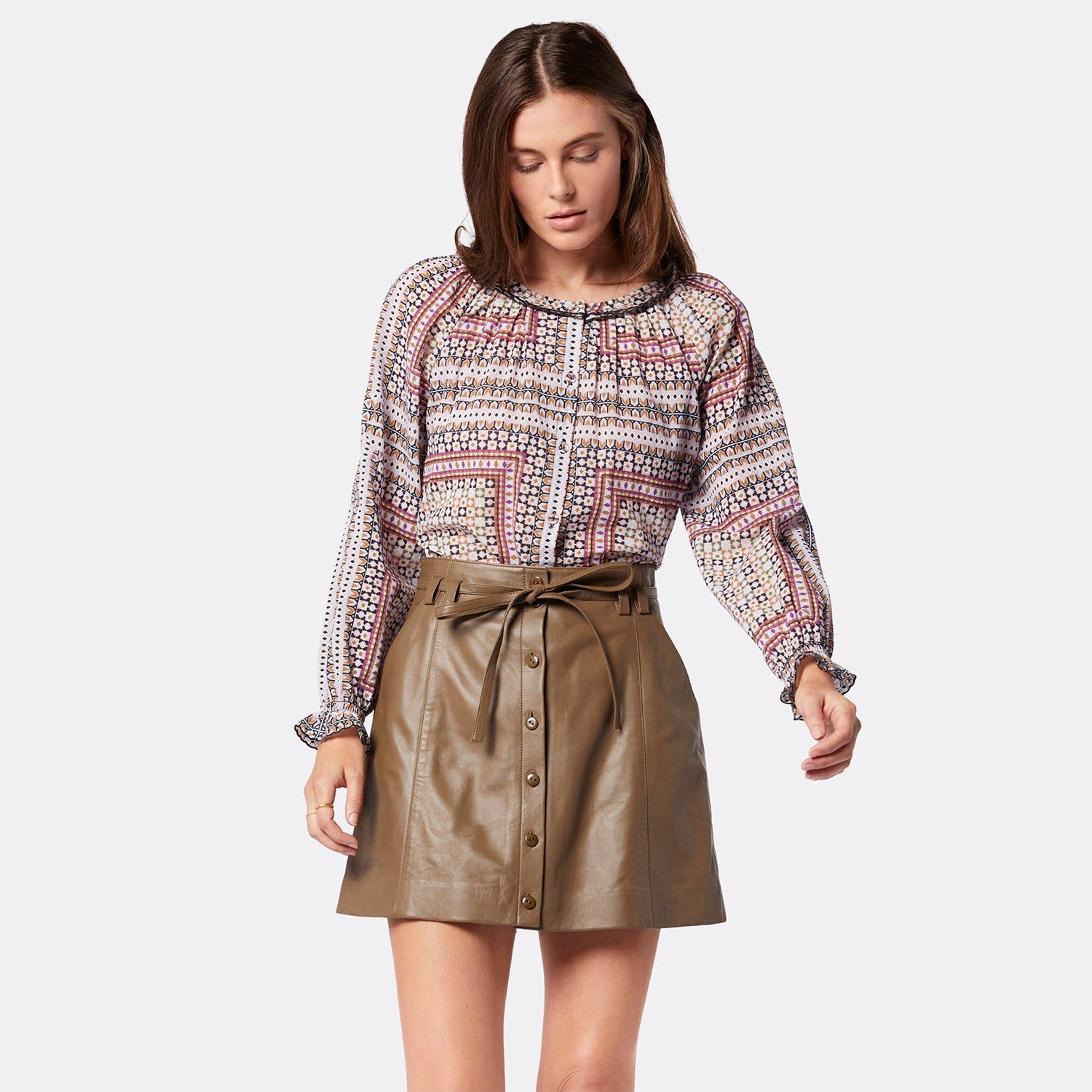 Moneta Long Sleeve Cotton Top sold by Joie product image thumbnail 7