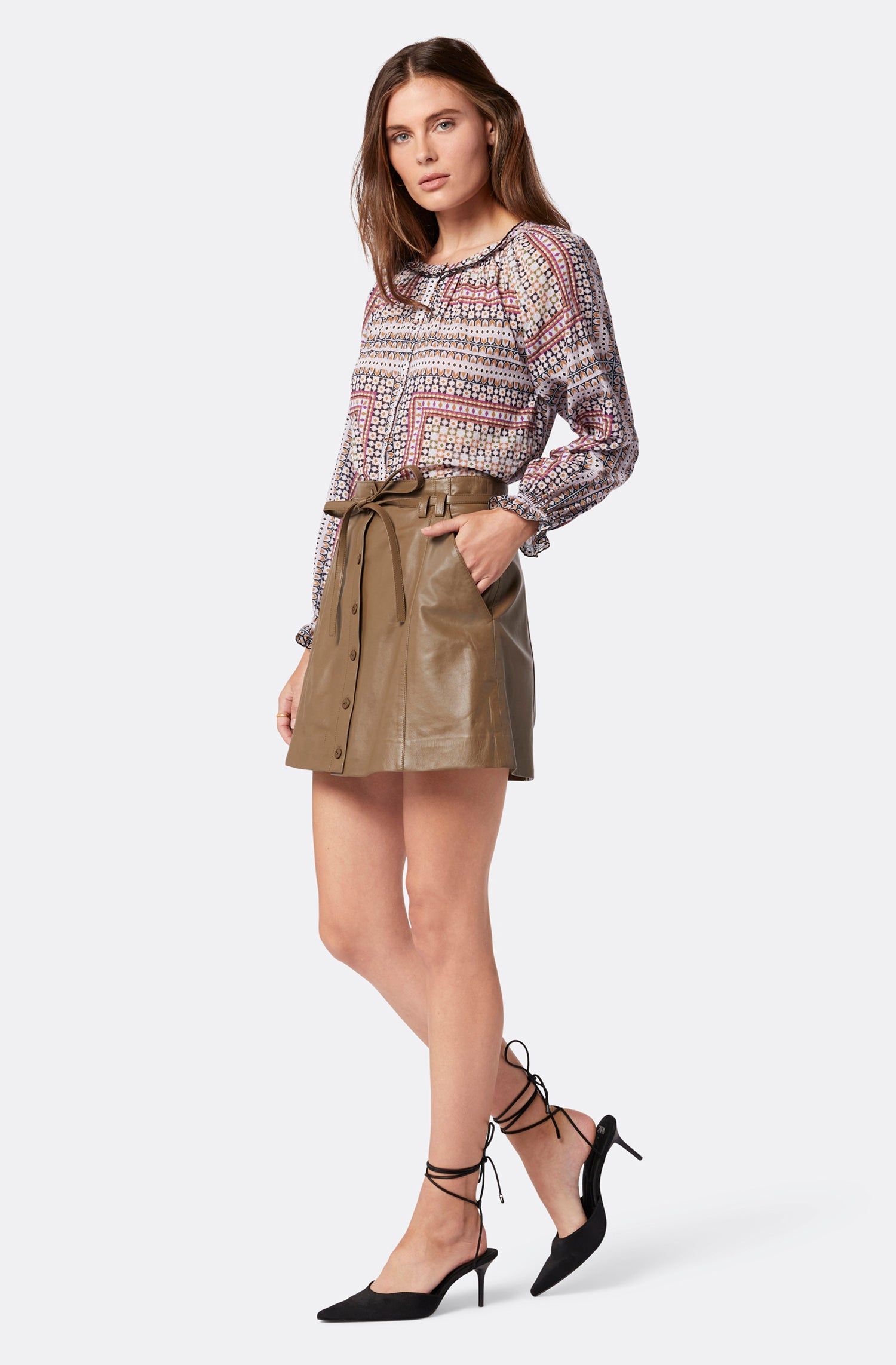 Moneta Long Sleeve Cotton Top sold by Joie product image thumbnail 5