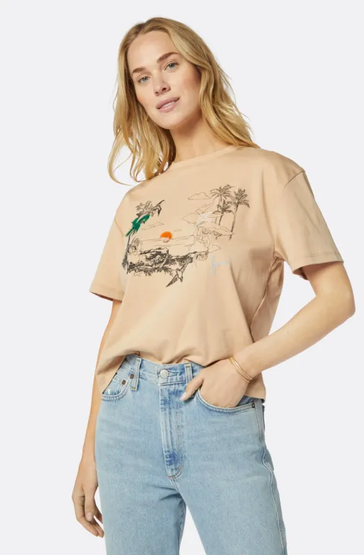 Hays Short Sleeve Cotton Top sold by Joie