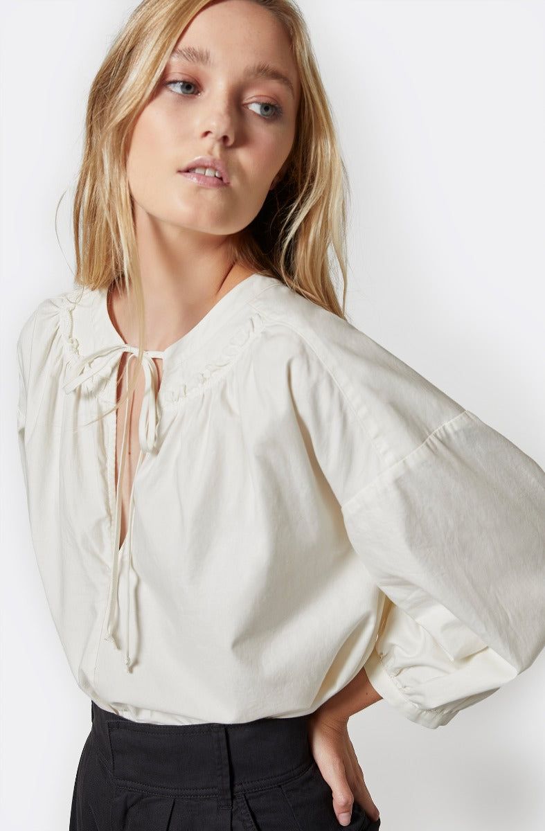 Barrian Cotton Top sold by Joie