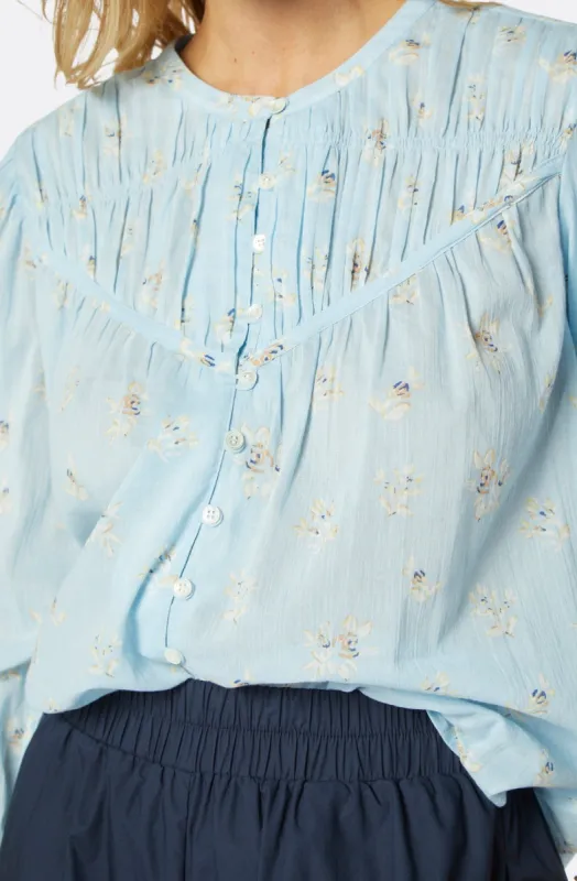 Fanning Long Sleeve Cotton Top sold by Joie