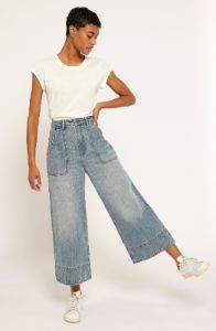 Rosetta Wide Crop Jean sold by Joie