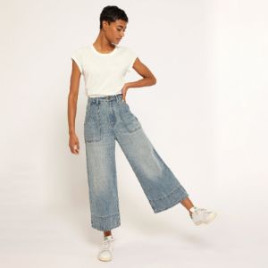 Rosetta Wide Crop Jean sold by Joie