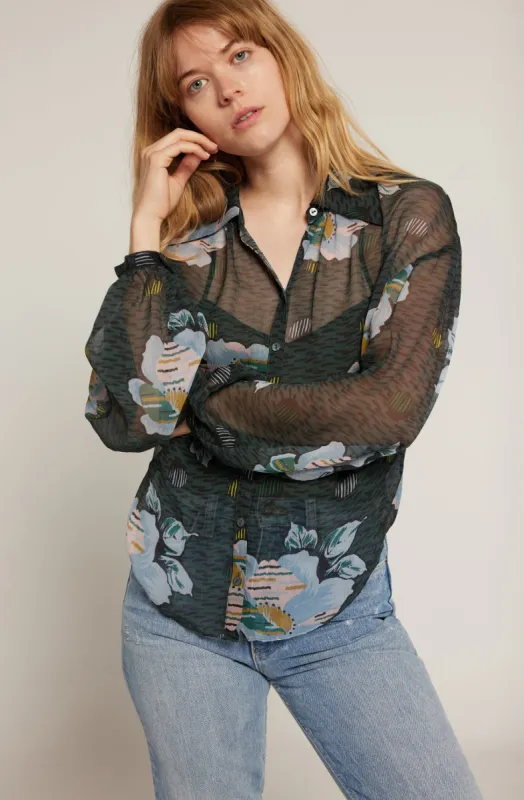Matilda Long Sleeve Silk Top made by Joie