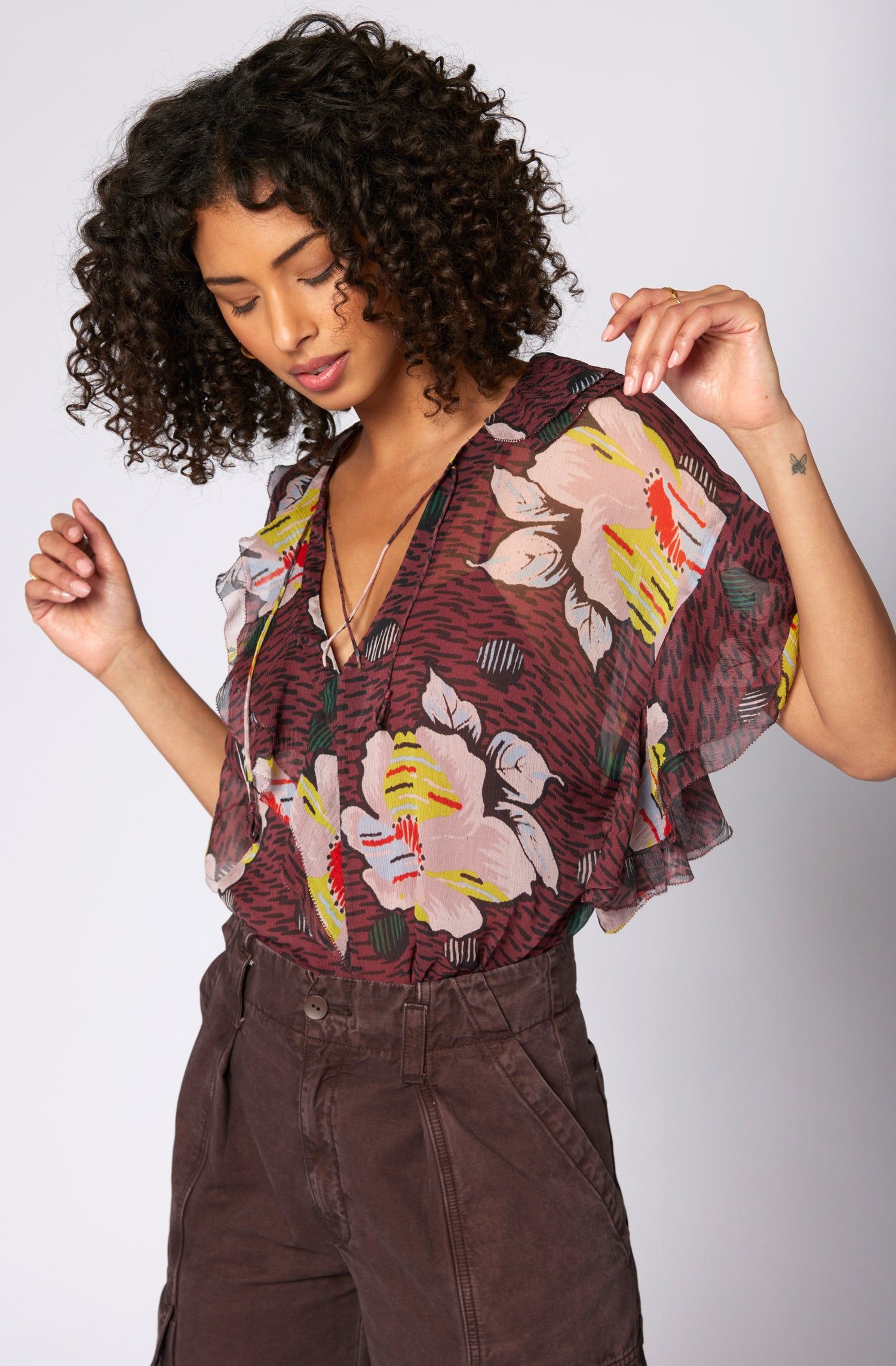 Devon Short Sleeve Top sold by Joie