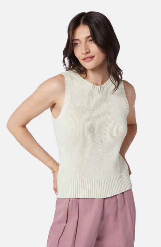 Lucian Sleeveless Cotton Sweater sold by Joie