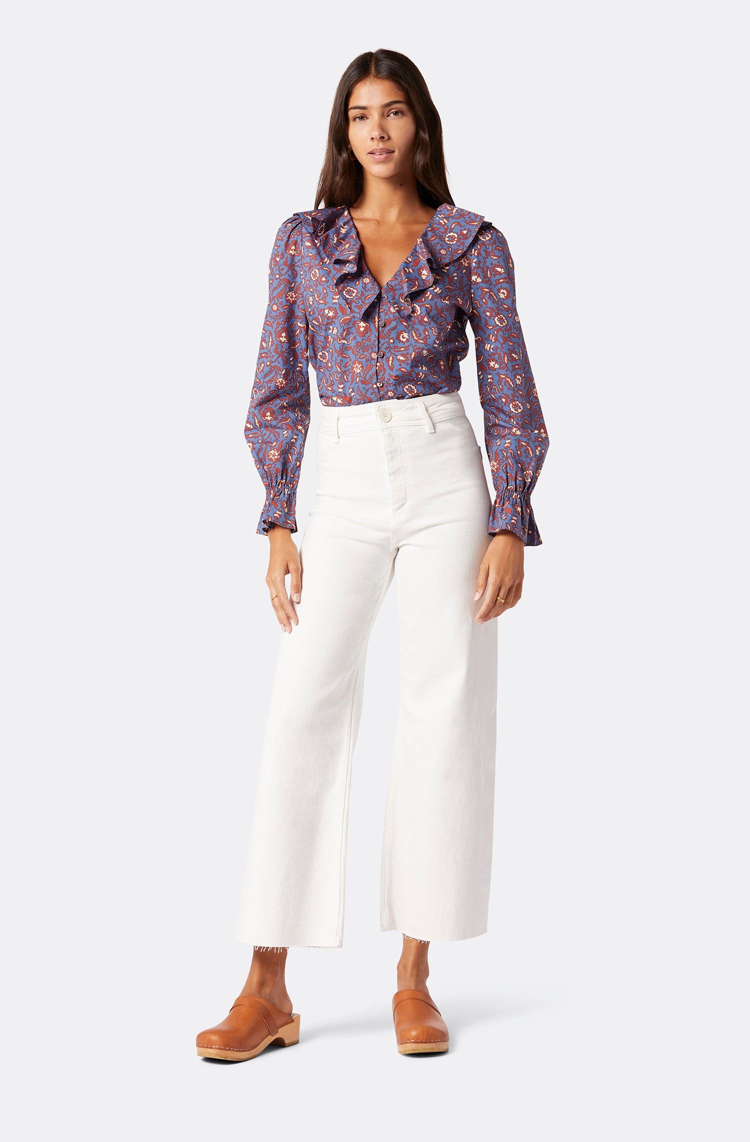 Mazet Long Sleeve Cotton Top sold by Joie product image thumbnail 4