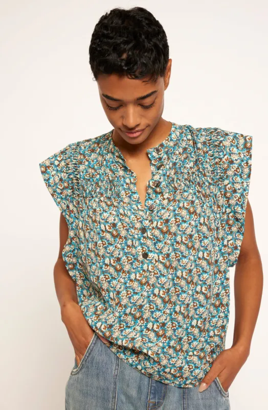 Marley Short Sleeve Top sold by Joie