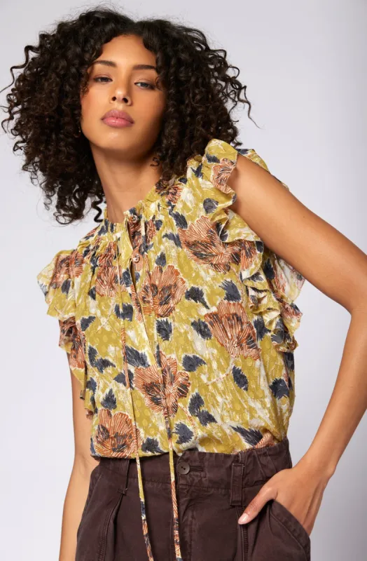 Patricia Sleeveless Silk Top sold by Joie