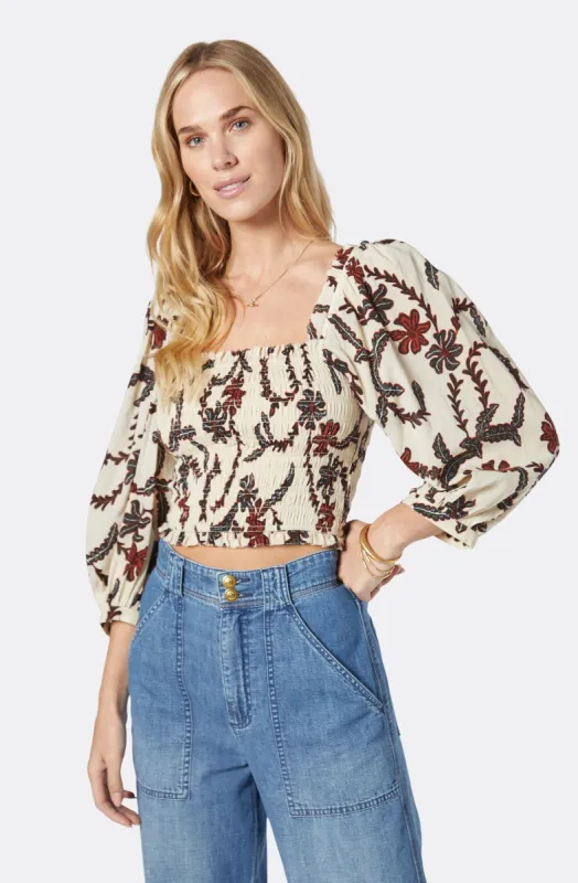 Bension Long Sleeve Cotton Top sold by Joie